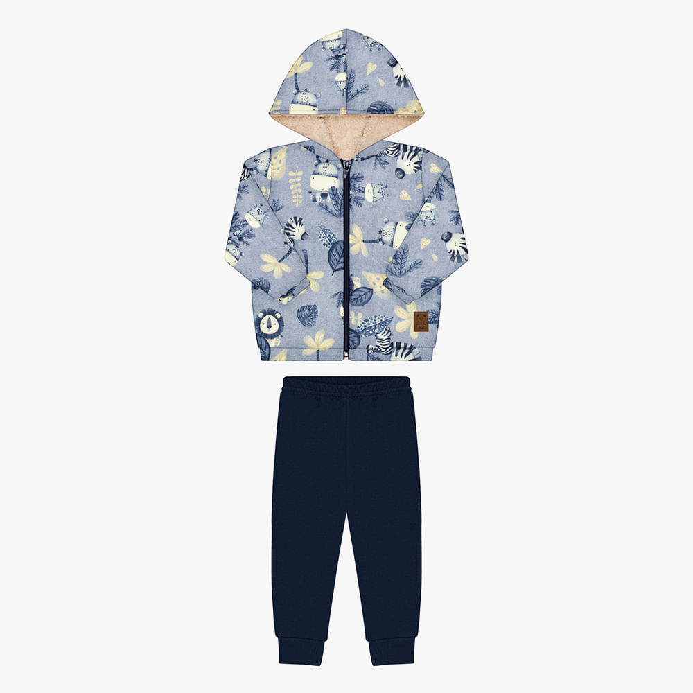 CONJUNTO TECIDO POLITEL COMFY 65236 AZUL 01