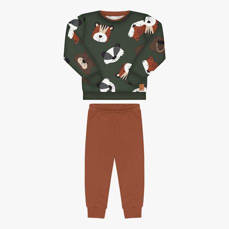 CONJUNTO MOLETOM FELPADO 65226 VERDE 01
