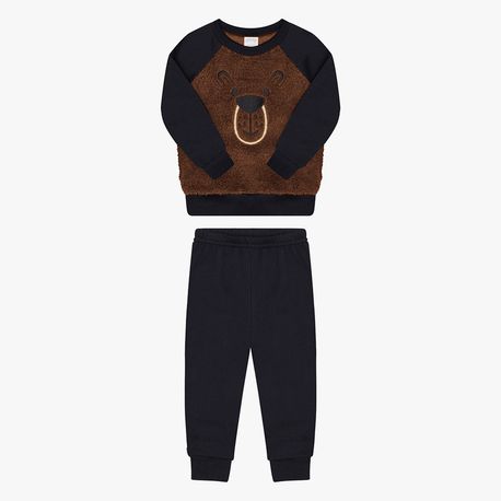 CONJUNTO moletom carneirinho 65232 MARROM 01