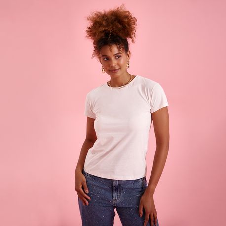 T SHIRT COLOR BASICA 21775 BRANCO P