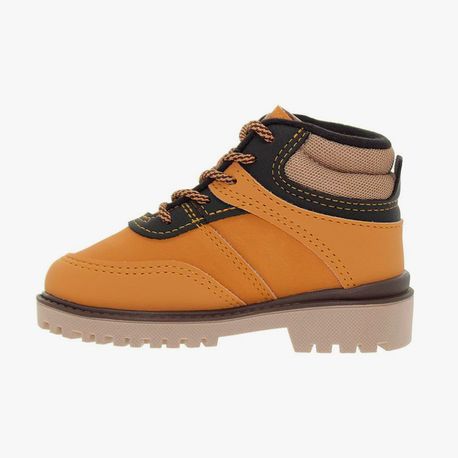 BOTA INF MNO 2144 233 101201-MOSTARDA/PRETO/AREIA 21
