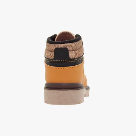 BOTA INF MNO 2144 233 101201-MOSTARDA/PRETO/AREIA 21