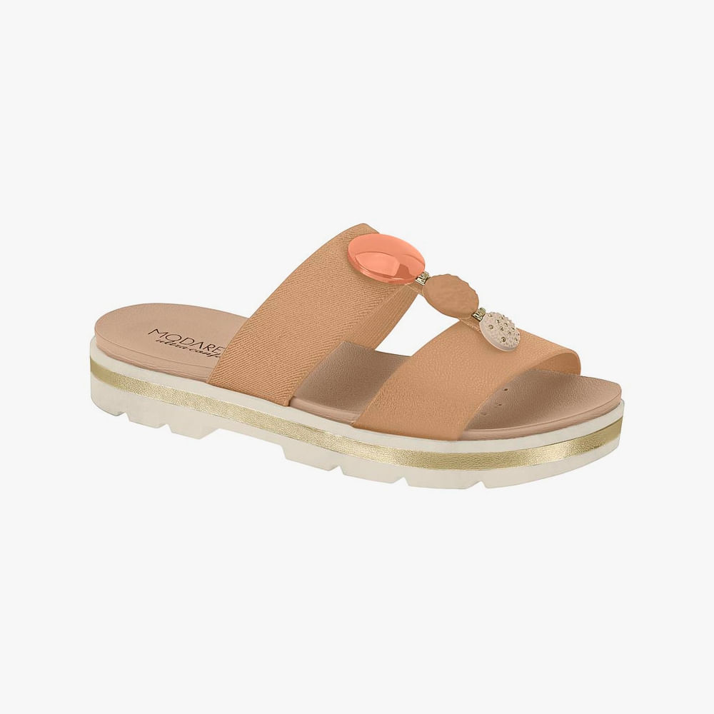 PEDRAS 7132138 CREME/CORAL/TAN 34