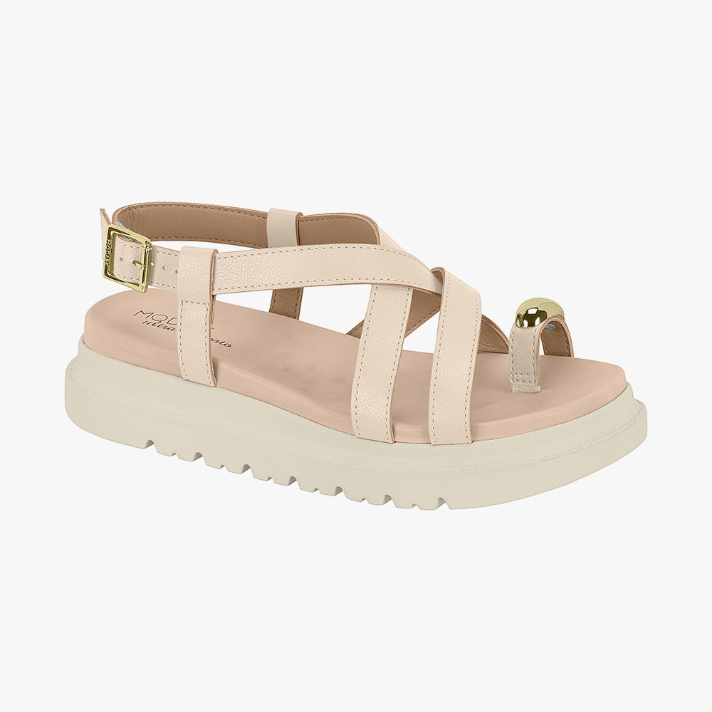SANDALIA TAMANCO 7200 107 CREME 985 34