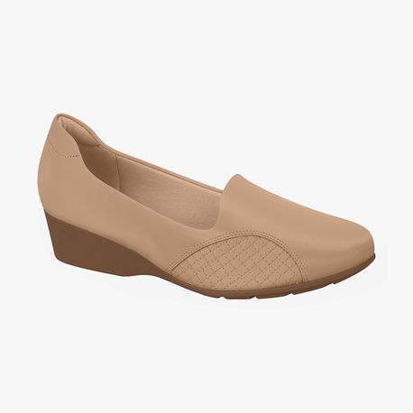 SAPATO ANABELA JOANETE MODARE 7014229 NAPA NUDE 34