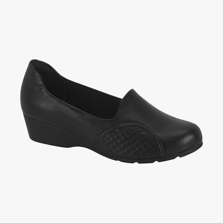 SAPATO ANABELA JOANETE MODARE 7014229 2-NAPA PRETO 38