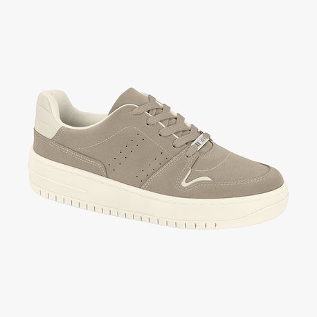 TENIS CASUAL 1389-121 BRANCO 99/CINZA 1235 34