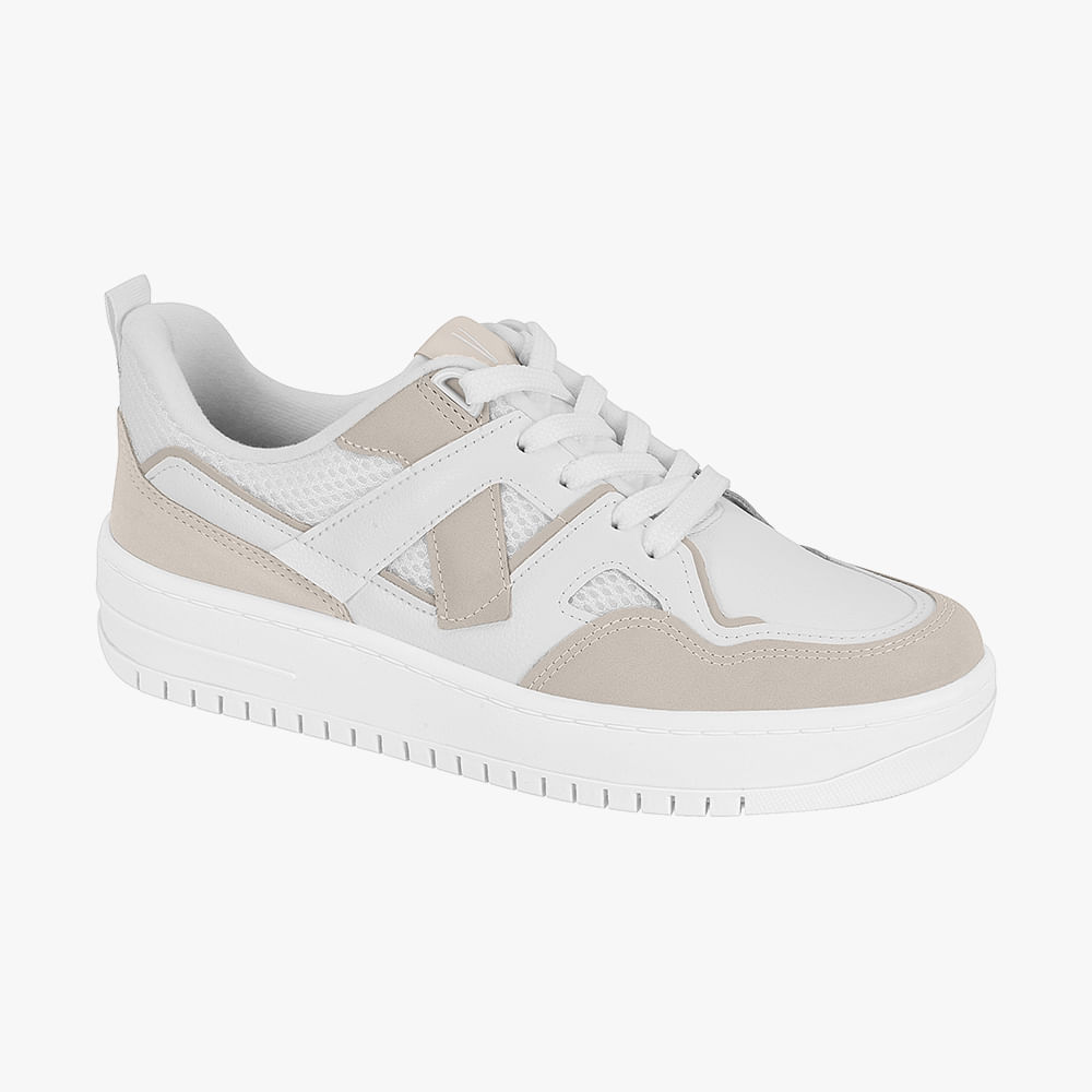 TENIS CASUAL 1389-125 BRANCO/CINZA 1235 34