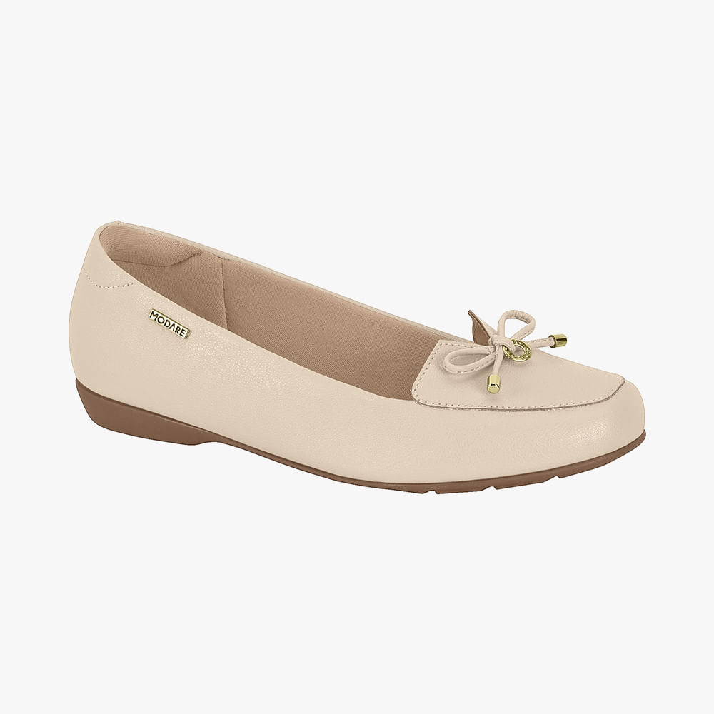 SAPATILHA MONTADA MOCASSIN 7016461 CREME 34