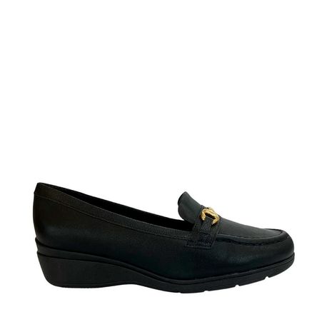 SAPATO ANABELA MEDIA C/ FIVELA 117126-OI25 2 - NAPA STRETCH SOFT PRETO 36