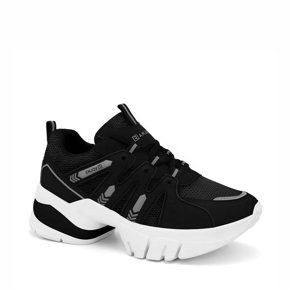 TENIS CASUAL 2580132 PRETO COB 3 36