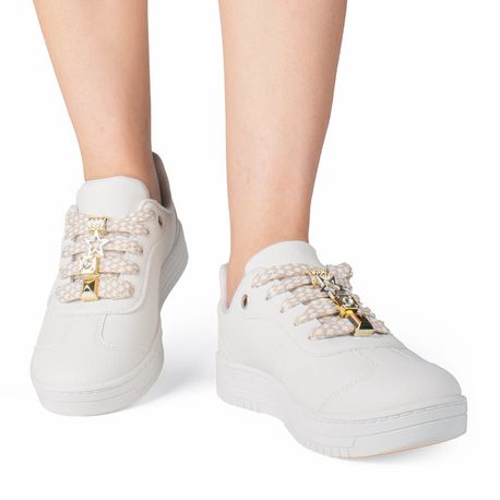 TENIS MODA DO181 004- WHITE 36