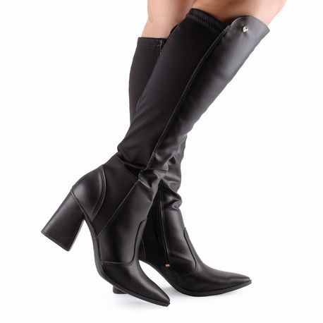 BOTA OVER SALTO ME822 0001-PRETO 34