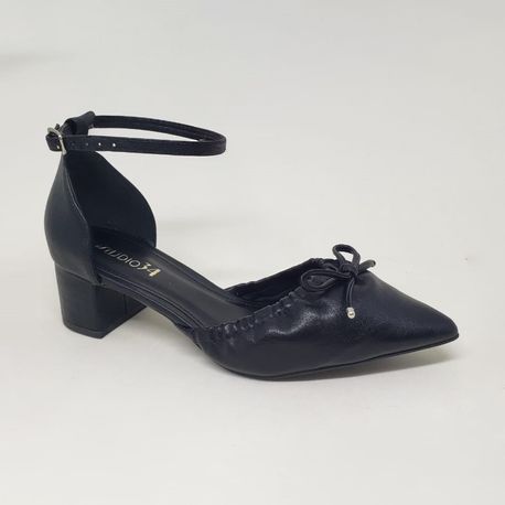 SAPATO SALTO 53126 PRETO/FORRO PRETO 34