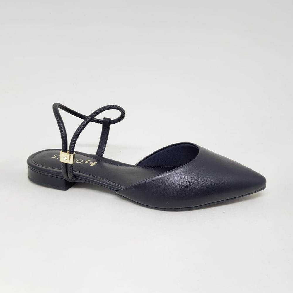 SAPATILHA 79065 NAPA PRETO/FORRO PRETO 34