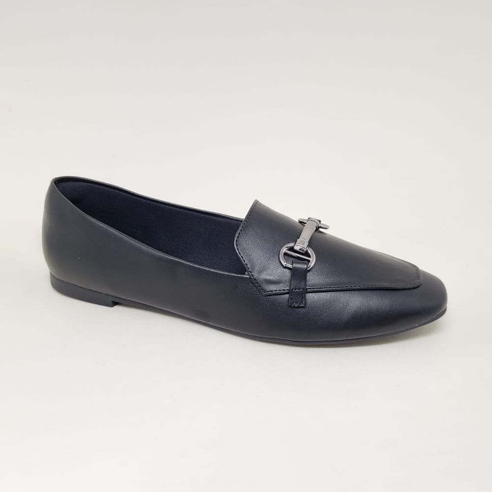 MOCASSIM MONTADO 71009 NAPA PRETO/FORRO PRETO 34