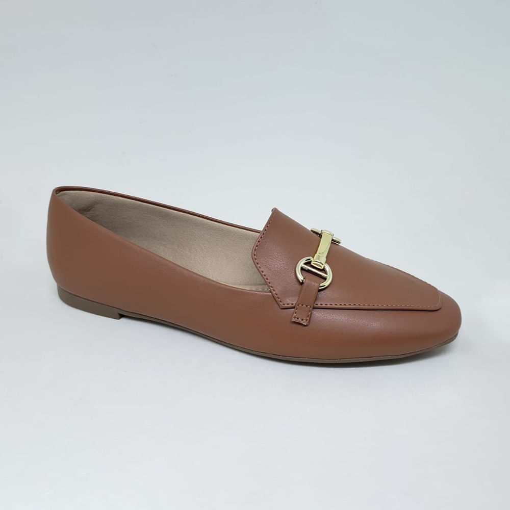 MOCASSIM MONTADO 71009 NAPA GINGER/FORRO NUDE 34