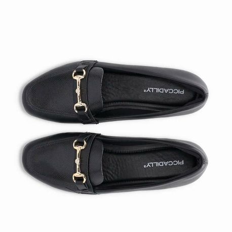 MOCASSIM SALTO BAIXO C/ FIVELA 250247-OI25 3- NAPA STRETCH SOFT PRETO 36