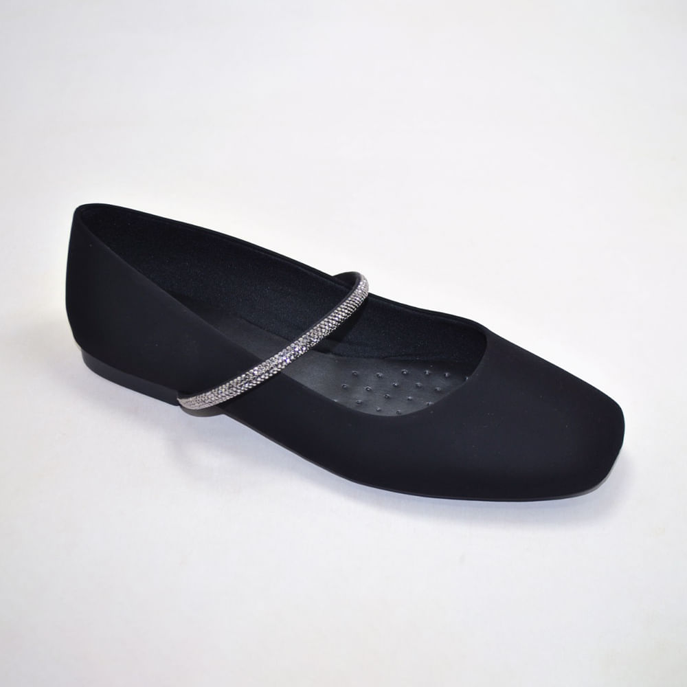 SAPATILHA MONTADA 454 6365 VERNIZ PRETO 35
