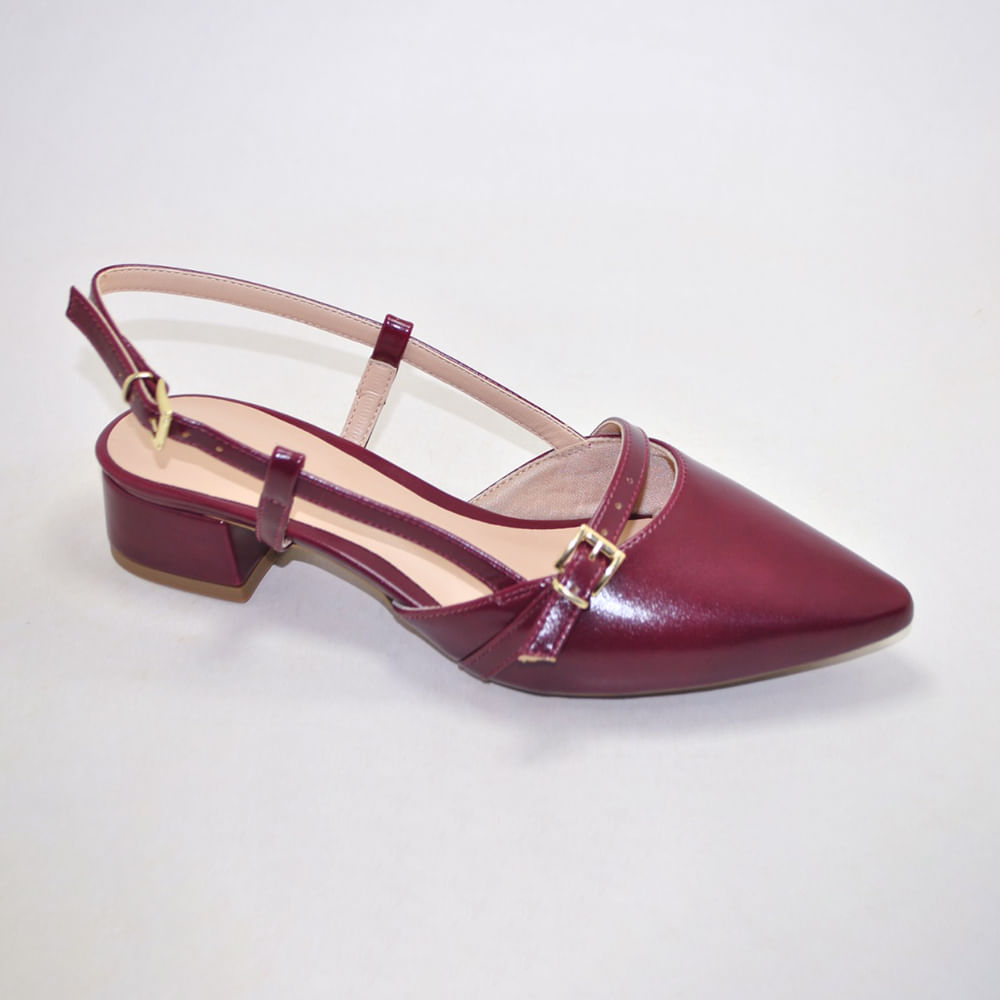 SAPATO ALCE FACIL 448 6503 INTENSE MARSALA 34