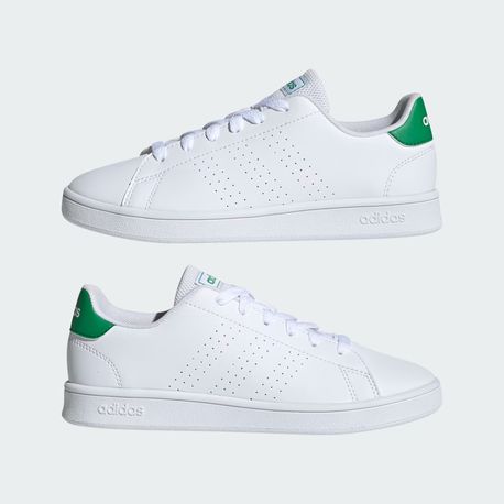 TENIS ADVANTAGE KIDS EF0213 CLOUD WHITE / GREEN / GREY TWO 31