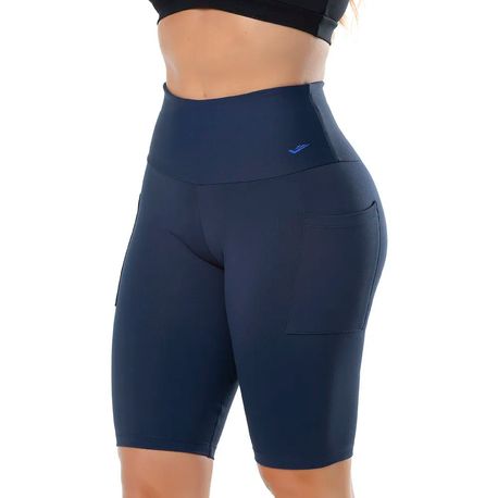 BERMUDA CICLISTA COM BOLSOS 129372 MARINHO GG