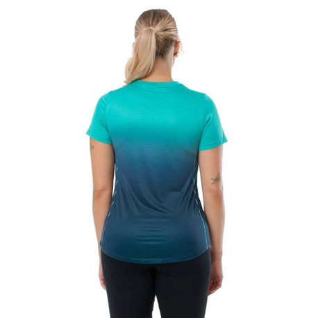 CAMISETA GOLA V FEMININA 135515 MARINHO/VERDE G