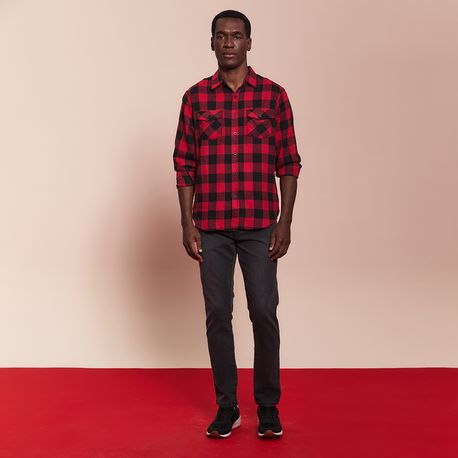 CALÇA JEANS SLIM BASICA 1884 BLACK 40