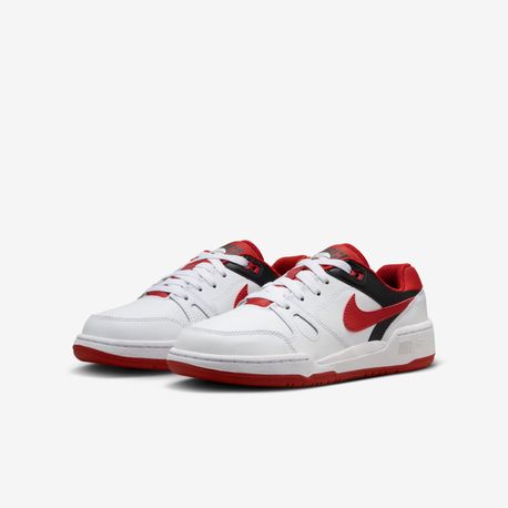 TENIS FULL FORCE LO BG FV5929-100 100-WHITE/MYSTIC RED-BLACK 34