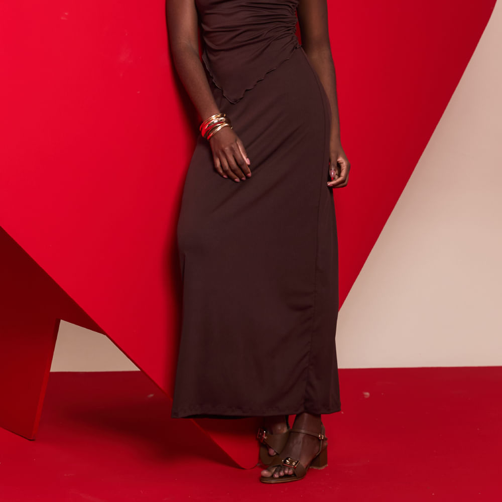 SAIA LONGA 8190 MARROM M