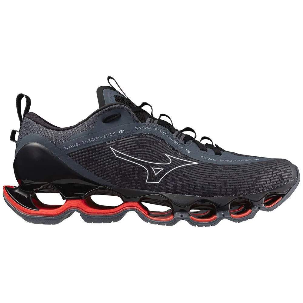 TENIS WAVE PROPHECY 13 102183001 CINZA EBANO/BRANCO/VERMELHO PIMENTA 38