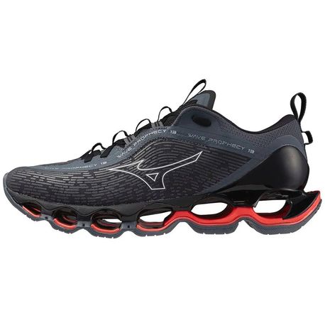 TENIS WAVE PROPHECY 13 102183001 CINZA EBANO/BRANCO/VERMELHO PIMENTA 38