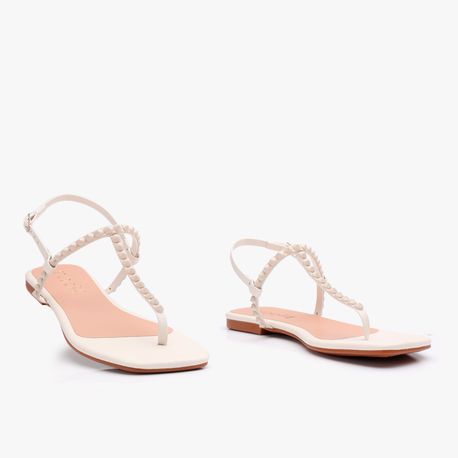 RASTEIRA SANDALIA SPIKE B1337 OFF WHITE 34