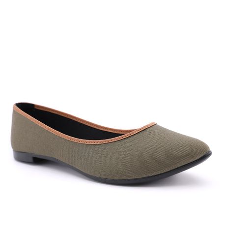 SAPATILHA MONTADA BICO FINO 5727100 OLIVA 34