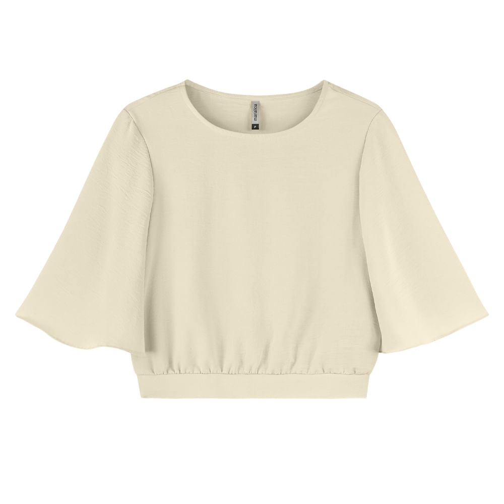 BLUSA MC PALA TP 183157 OFF WHITE P