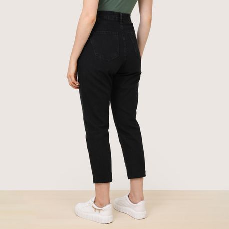 CALCA MOM JEANS BLACK 1954BLC BLACK 36