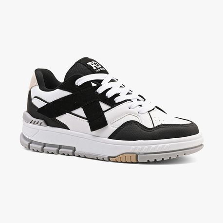 TÊNIS CASUAL MASCULINO RKT565 BRANCO/NATURAL/PRETO 38