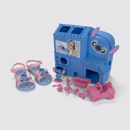 STITCH PET SHOP 23321 BN463- ROSA/AZUL GLITER 28