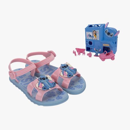 STITCH PET SHOP 23321 BN463- ROSA/AZUL GLITER 28