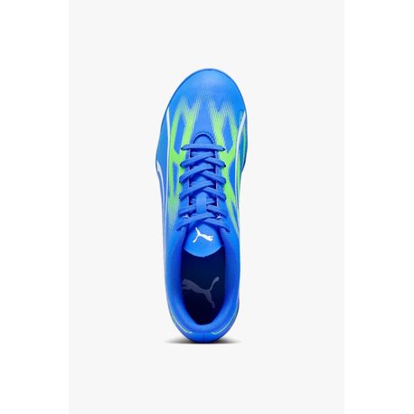 CHUTEIRA ULTRA PLAY TT JR BDP SOC  107657 03-ULTRA BLUE-PUMA WHITE-PRO GREEN 34
