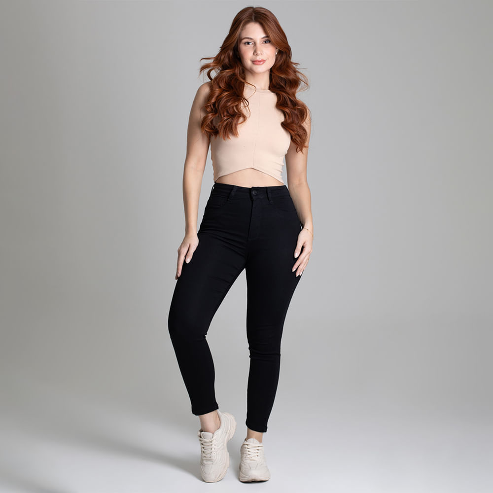 CIGARRETE SARJA PUSH UP PRETA 265750 PRETO 36