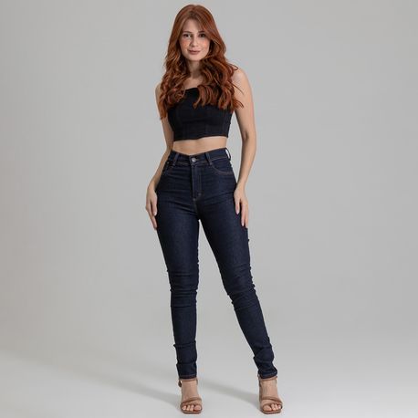 HOT PANTS COM ELAST JEANS AMACIADO 265185 JEANS 38