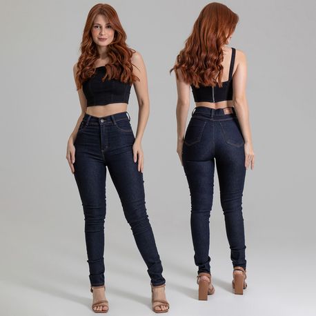 HOT PANTS COM ELAST JEANS AMACIADO 265185 JEANS 38