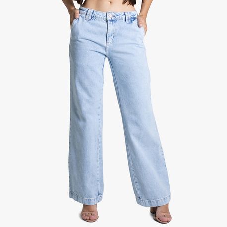 CALCA JNS WIDE CLARA DELAVE CINT MEDIA 276379 JEANS 40
