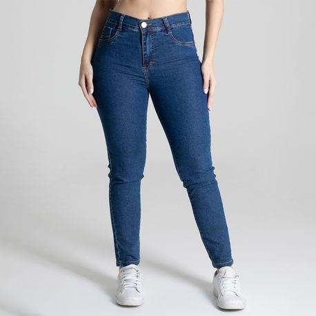 CALCA SKINNY CINT ALTA LAV MEDIA 275519 JEANS MEDIO 36