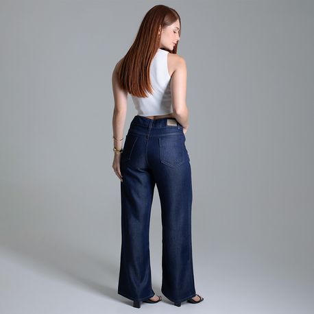 CALÇA JNS LYOCEL WIDE LEG AMACIADA 279502 JEANS AMACIADO 36