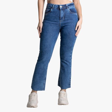 CALÇA JEANS FLARE CROPPED 277359 JEANS 36