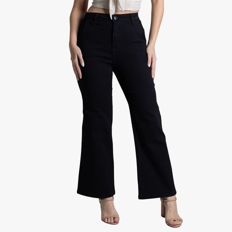 CALCA WIDE LEG CROPPED PRETA 278688 PRETO 38