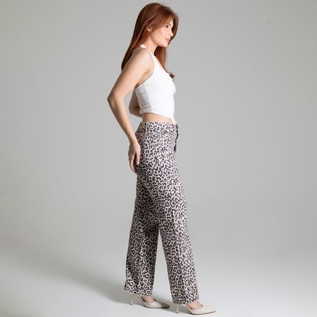 CALÇA SARJA SAWARY RETA ONÇA 277912 BEGE 36