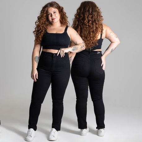 CALÇA PLUS PRETA 275124 PRETO 48
